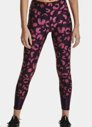 새상품 UNDER ARMOUR 언더아머 8부 레깅스 퍼플