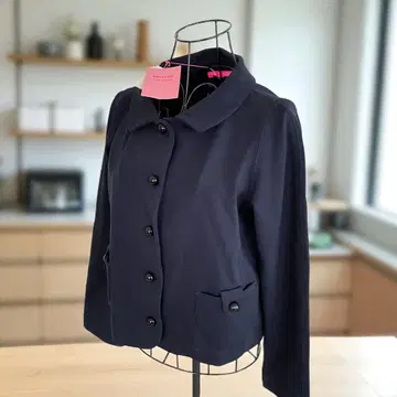 택 포함 새상품 mocassin 준코 시마다 자켓 네이비
