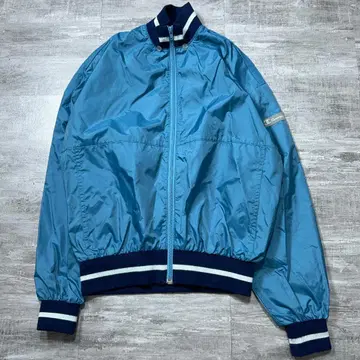 90s 새상품급 챔피온 윈드브레이커 나일론 자켓 M 스카이블루