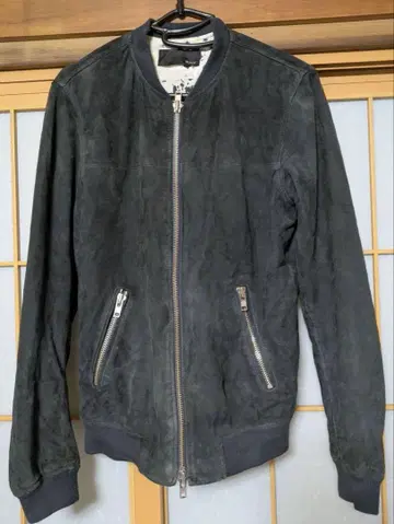 레어 BULLY 스웨이드 블루종 네이비 전체 안감