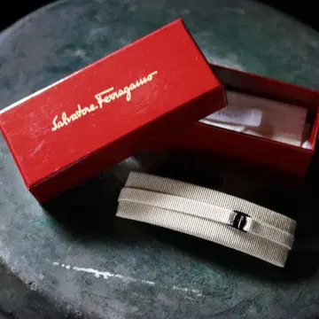 Salvatore Ferragamo 베이지 머리핀 액세서리
