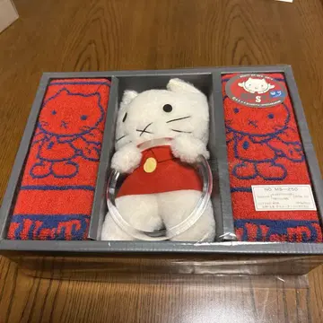 무스티 봉제 인형 포함 타월 걸이 & 핸드 타월 2매 새상품