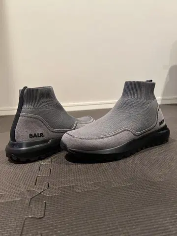 BALR. 그레이 하이컷 스니커즈