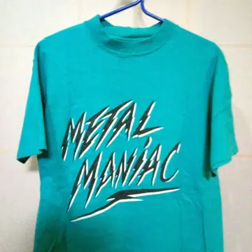 80년대 USA 제작 HANES 티셔츠 [METAL MANIAC]