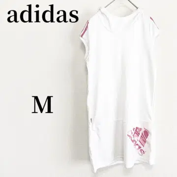 ADIDAS 아디다스 CLIMALITE 후드 부착 여성용 원피스 S