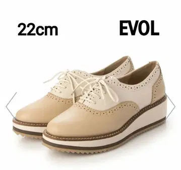 EVOL 통굽 플랫폼 레이스업 슈즈