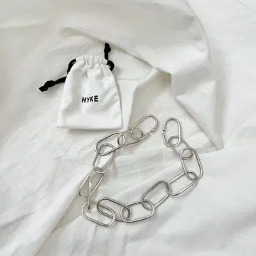 하이크 hyke 체인 목걸이 실버 액세서리 sv