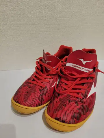 Mizunone 미즈노 레드 실내용 신발 25 cm 풋살