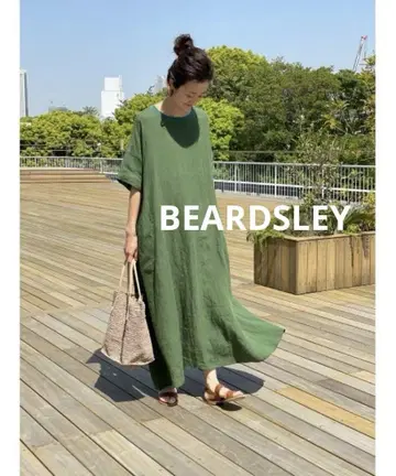 BEARDSLEY 린넨 T원피스 그린 사이즈 0 새상품급