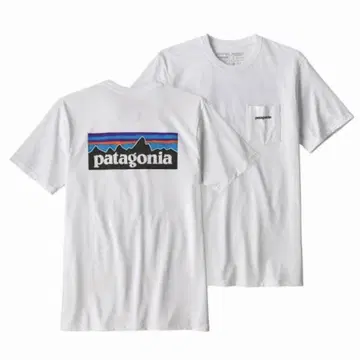 patagonia 티셔츠 화이트