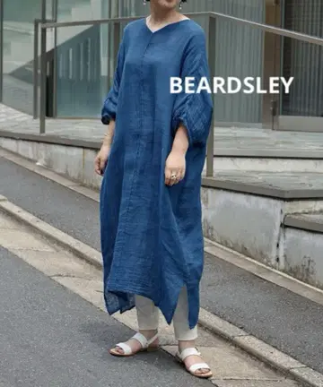 BEARDSLEY 카야 원피스 블루 FREE 새 상품급