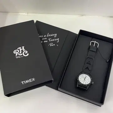 Ronherman x TIMEX 쿼츠 손목시계 BLACK
