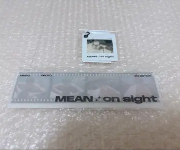 민호 필름 포토 스티커 A