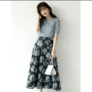 새상품급 플레어 롱 스커트 마이 스트라다