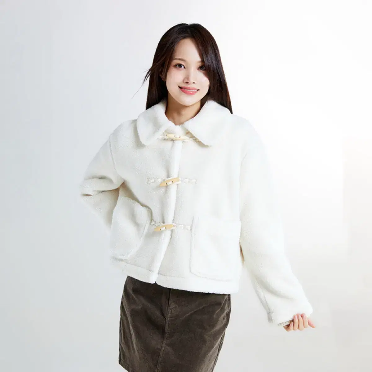 SPAO 스파오 Spao Dumble Short Duffle Coat #떡볶이코트,#숏코트