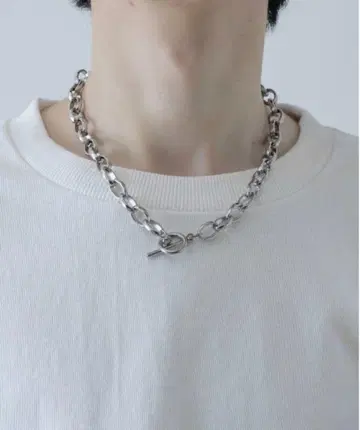Surgical Stainless Wide Chain Necklace