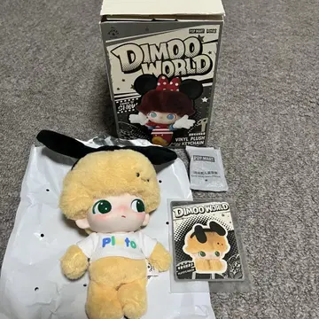 정품 POPMART DIMOO WORLD 플루토 봉제인형