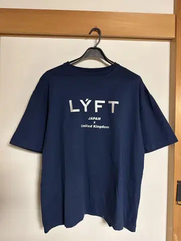 LYFT 빅 로고 T셔츠 L 네이비