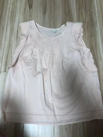 폴앤조 시스터 슬리브리스 블라우스