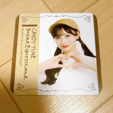 빵과 에스프레소와 CANDYTUNE과 만남 콜라보 코스터 타치바나 코토미