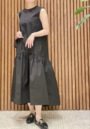 데밀룩스 빔즈 타프타 티어드 원피스 여성용