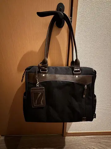 블랙 나일론 비즈니스 백