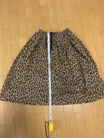 [티글 브로칸테] 코튼 나일론 레오파드 스커트