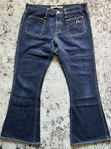 EVISU DONNA 에비수돈나 청바지 플레어 27 사이즈