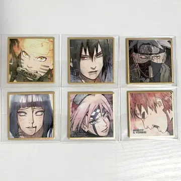 NARUTO 콩 가샤 색지 6매 세트