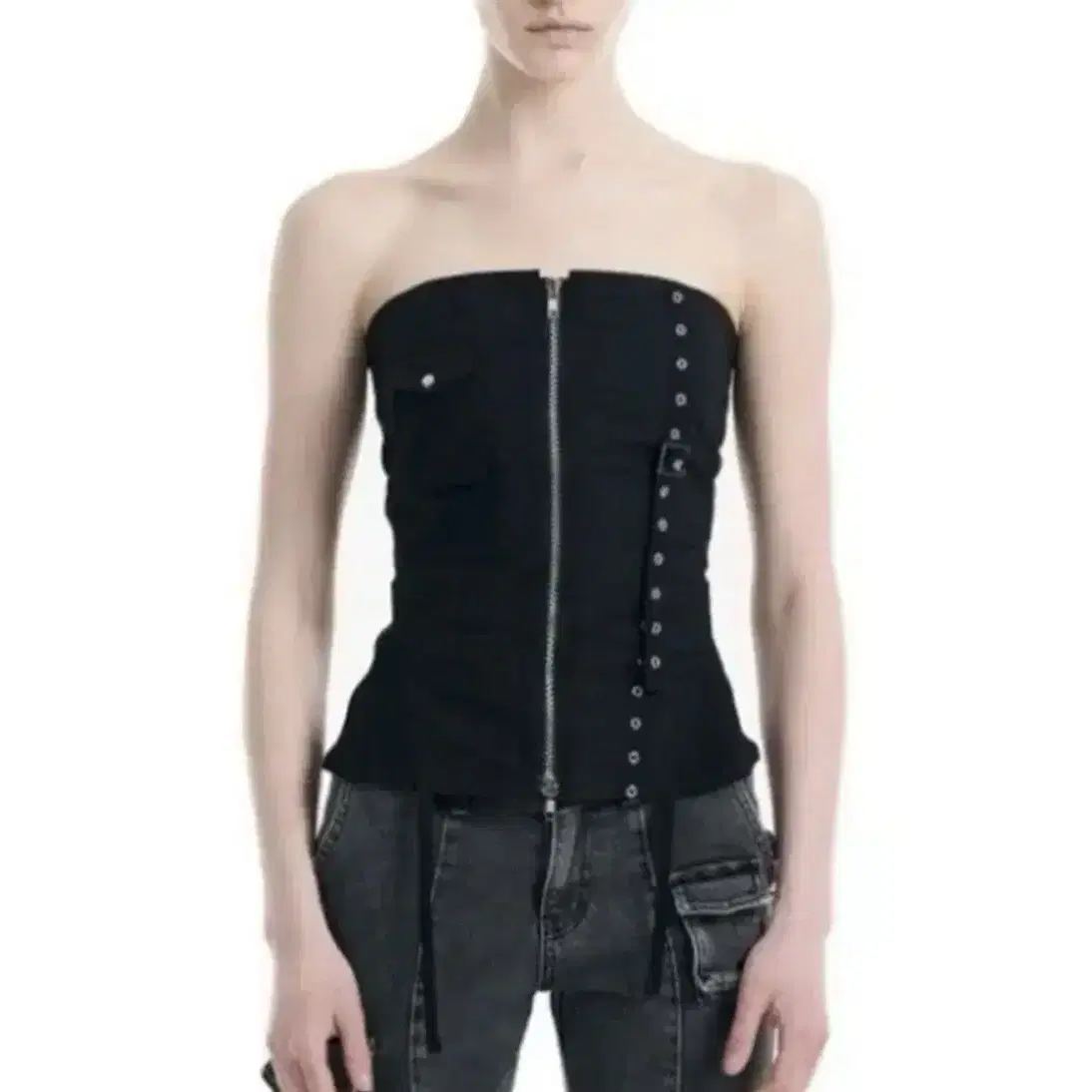 トップス Bohemian Seoul NET UNBALANCE STRAPSLEEVE BOHEMIAN SEOUL | 보헤미안서울 Bohemian Seoul Unbalanced