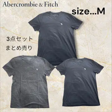 Abercrombie & Fitch M 사이즈 V넥 티셔츠 3세트