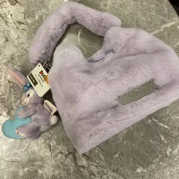Stella Lou 라벤더 토트백 봉제 인형 포함
