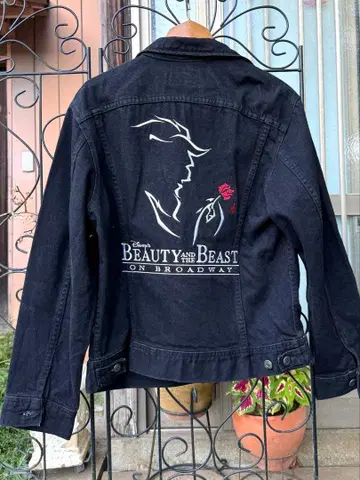 USA LEE 90년대 미녀와 야수 데님 자켓 블랙