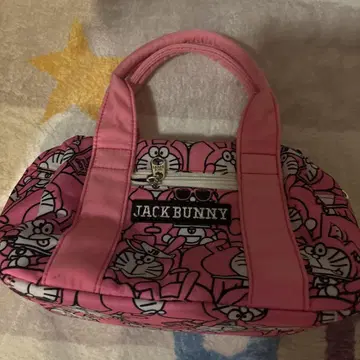 JACK BUNNY 핑크 골프 카트 백