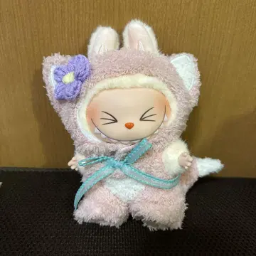 LABUBU 라부부 봉제 인형 옷 인형옷 핑크