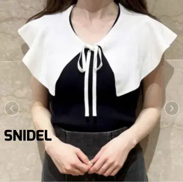 SNIDEL Sustainable 니트 컬러 니트 풀오버 스나이델