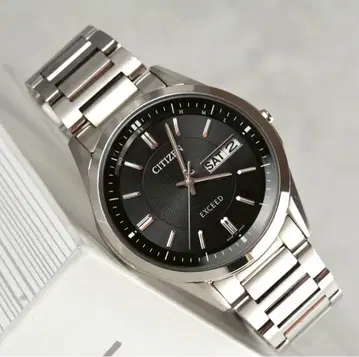 CITIZEN 엑시드 H100-T021212 전파 솔라 남성용 손목시계