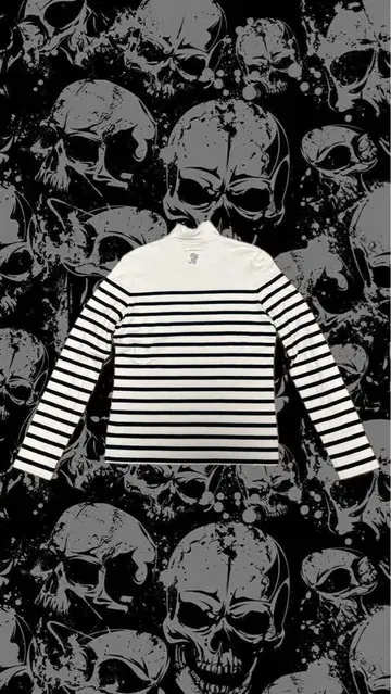 jean paul gaultier 드래곤 자수 보더 롱T 변형