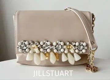 [ 새상품급 ] JILL STUART 베이지 파티 백 숄더
