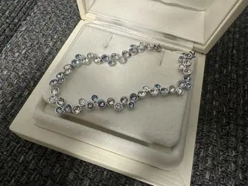 Swarovski 팔찌 스카이블루 실버