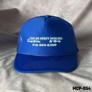 usa 구제 의류 기업 트래커 메쉬 캡 블루 캘리포니아 FREE