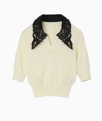 mamekurogouchi Knitted Top ecru