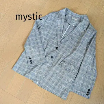 mystic 미스틱 체크 자켓 테일러드 자켓 S