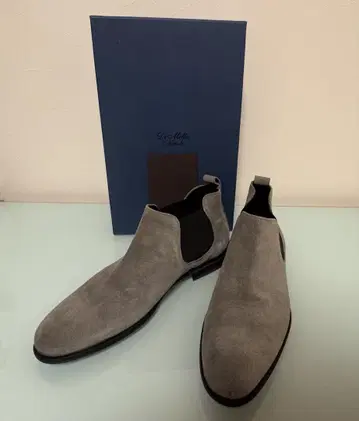 Di Mella 디멜라 숏부츠 스웨이드 가죽 그레이 7