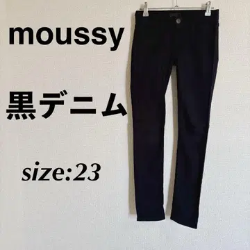 moussy 마우지 블랙 데님 블랙 팬츠 스키니 데님 데님 팬츠