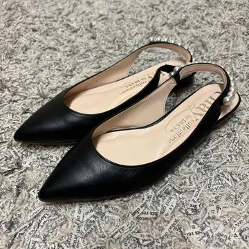 새상품급 chay collection DIANA 펄 백 벨트 플랫