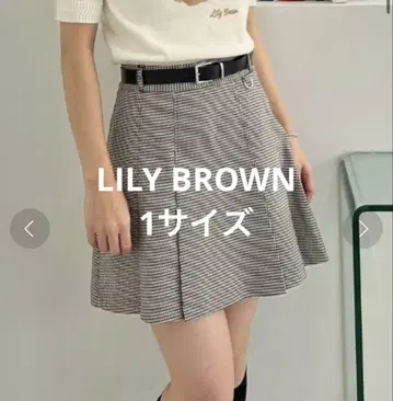 LILY BROWN 스카 숏 팬츠 1 사이즈