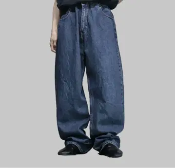 와이드 데님 팬츠 90s 00s sk8