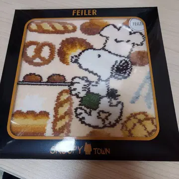 FEILER 스누피 베이커리 손수건
