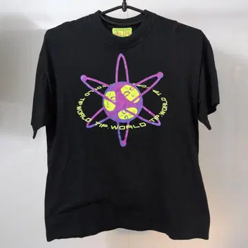 TIP WORLD BLIM 티셔츠 L 사이즈 블랙 T.I.P 하자품
